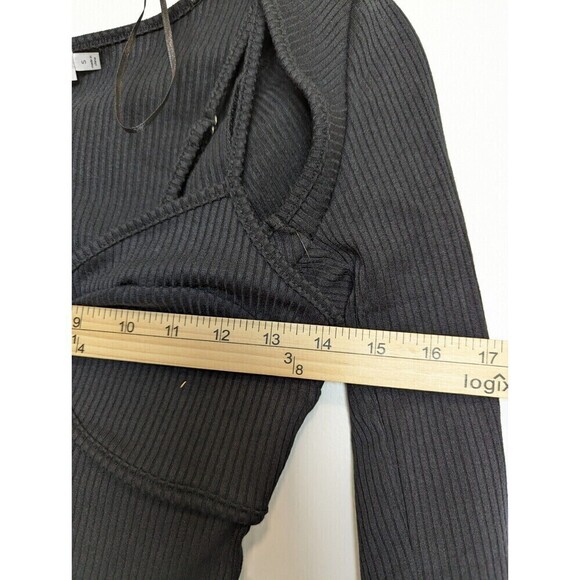 Astr The Label Dress Womens Small Black Bodycon Sleeeveless Shrug Club Y2K 90s - Picture 13 of 15